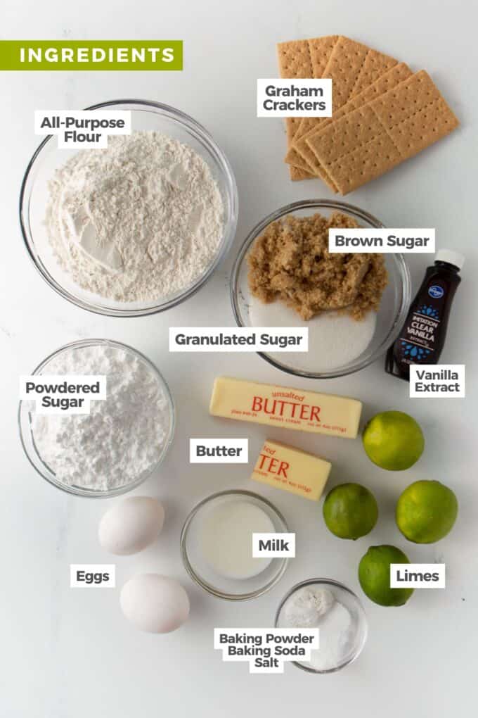 chewy key lime cookie ingredients