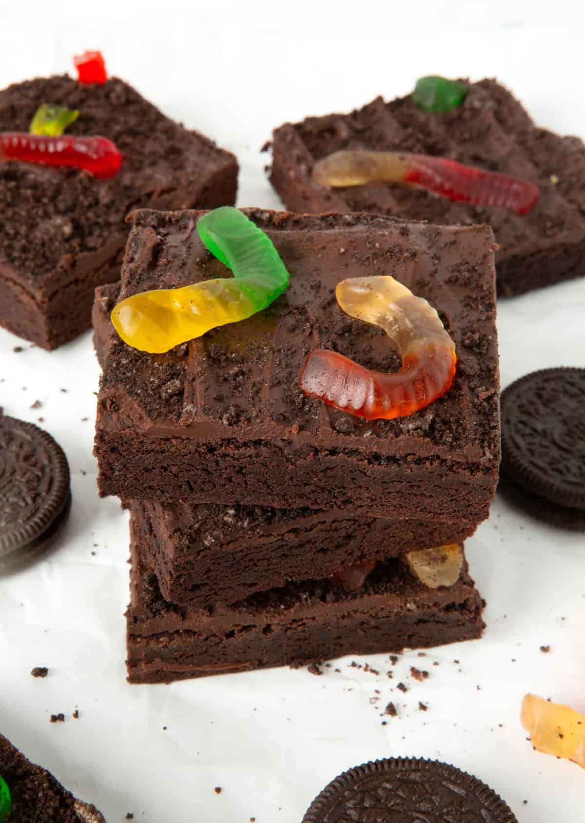 dirt dessert cookie bars