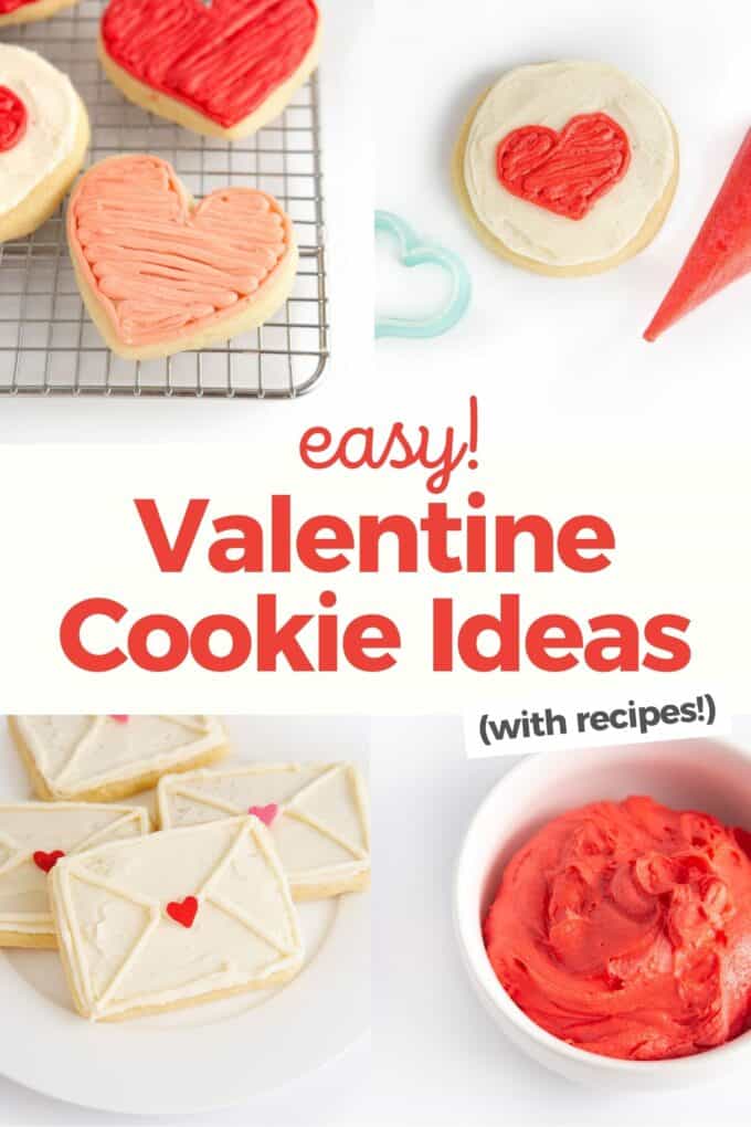 3 EASY Valentine Cookie Decorating Ideas