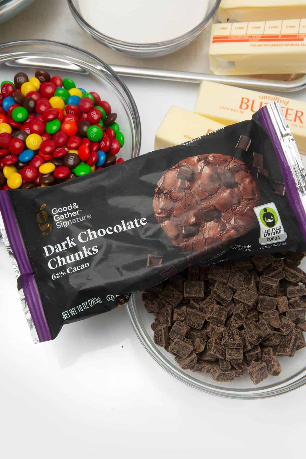 Mix-ins for freezer cookie dough.