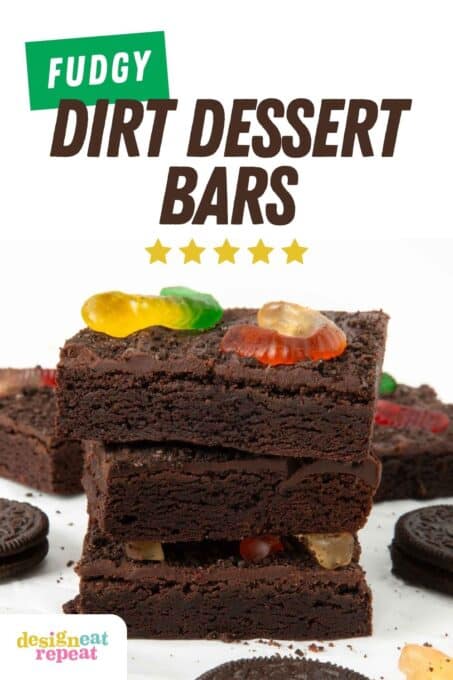 dirt dessert cookie bars